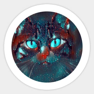 Beautiful mycat, revolution for cats Sticker